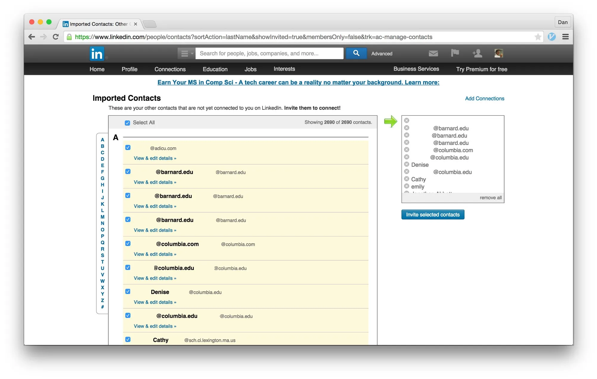 linkedin dark patterns imported contacts.q56PXhj9.jpg