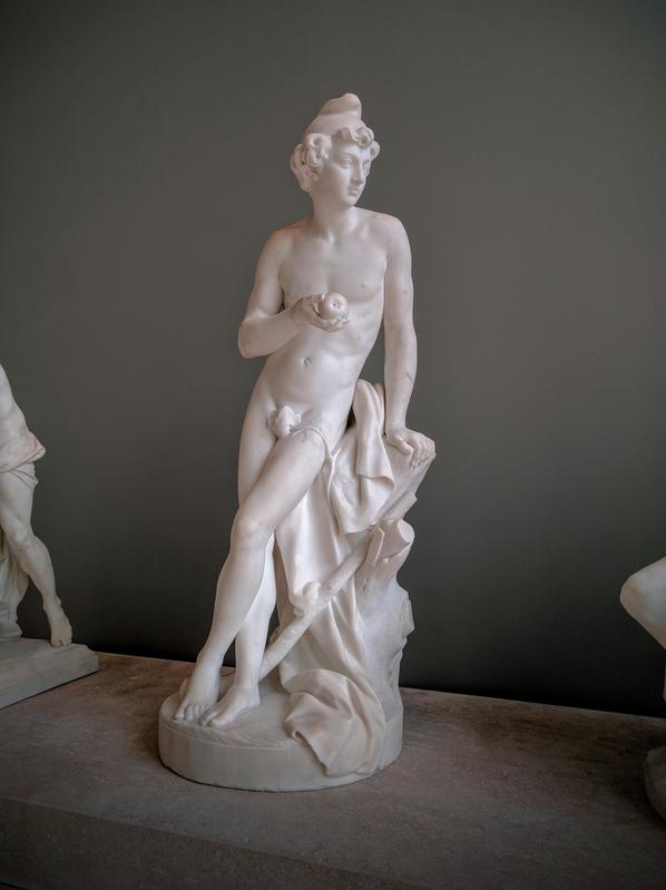Paris statue boy