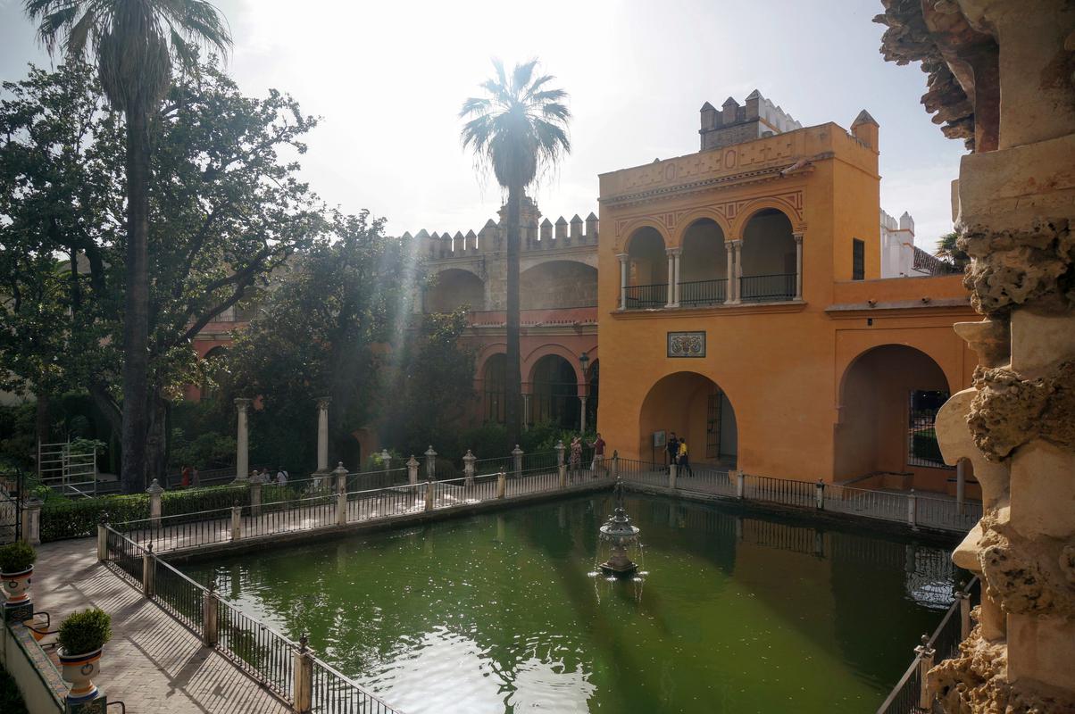 Seville alcazar pool