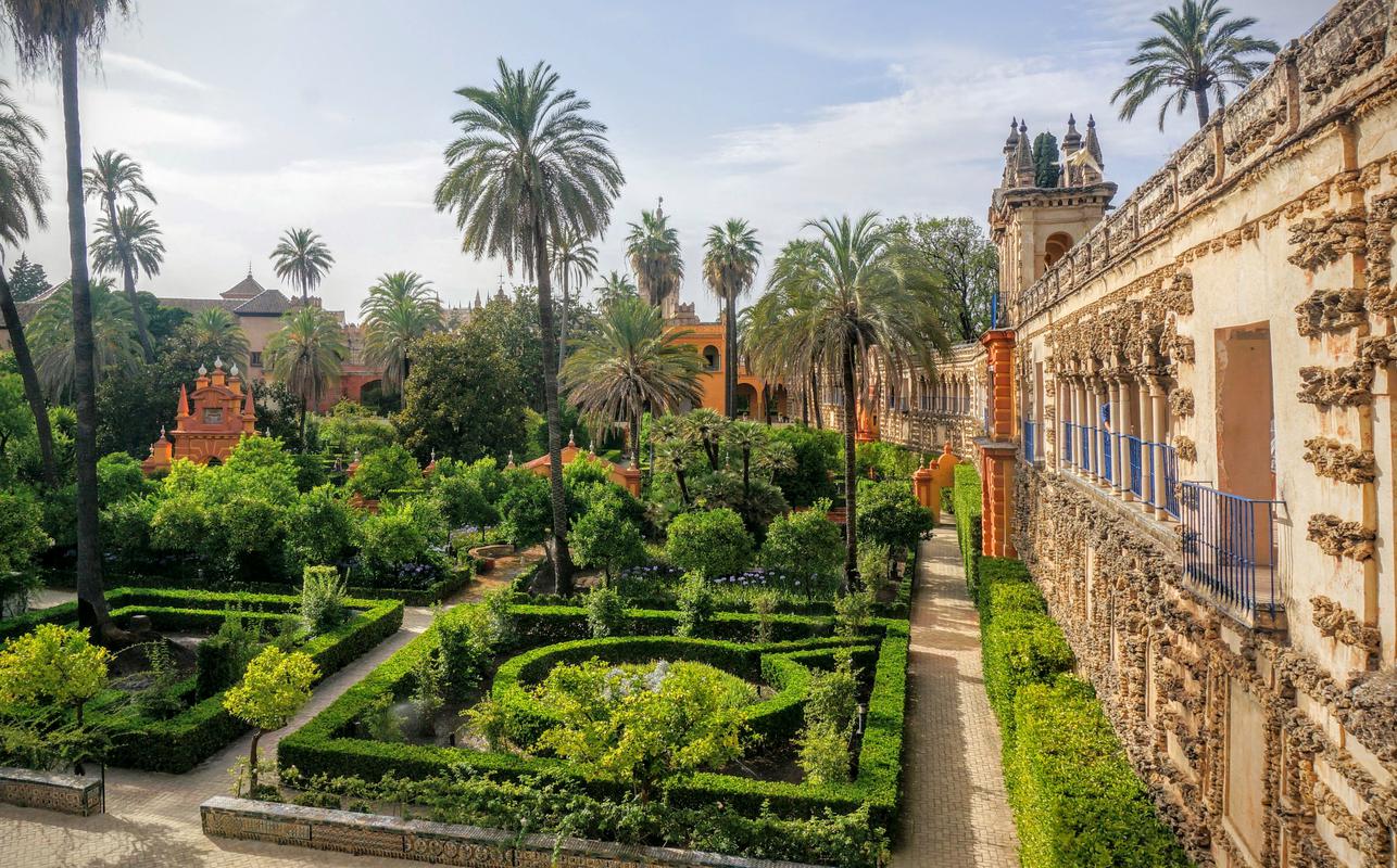 Seville alcazar view