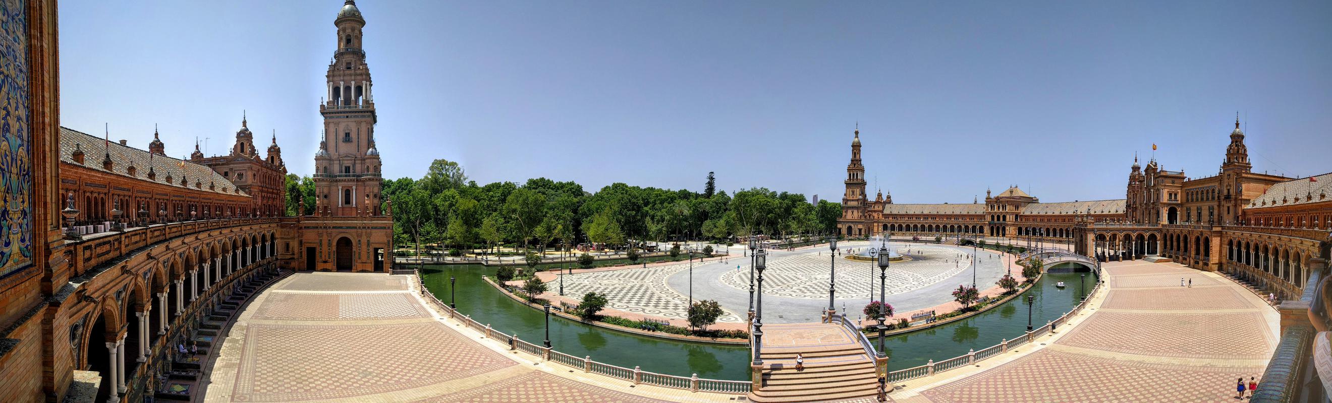 Seville plaza espana pano